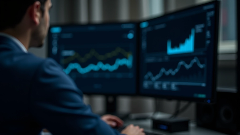Terminal di comando su schermo nero con grafici di velocità di rete, monitor di diagnostica tecnica, ambiente professionale
